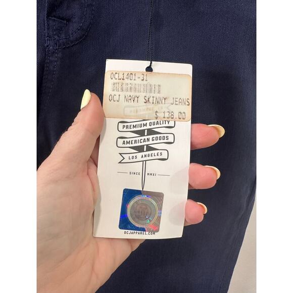 NWT OCJ University of Michigan Stitched Skinny Jeans Size 31 - Picture 4 of 6